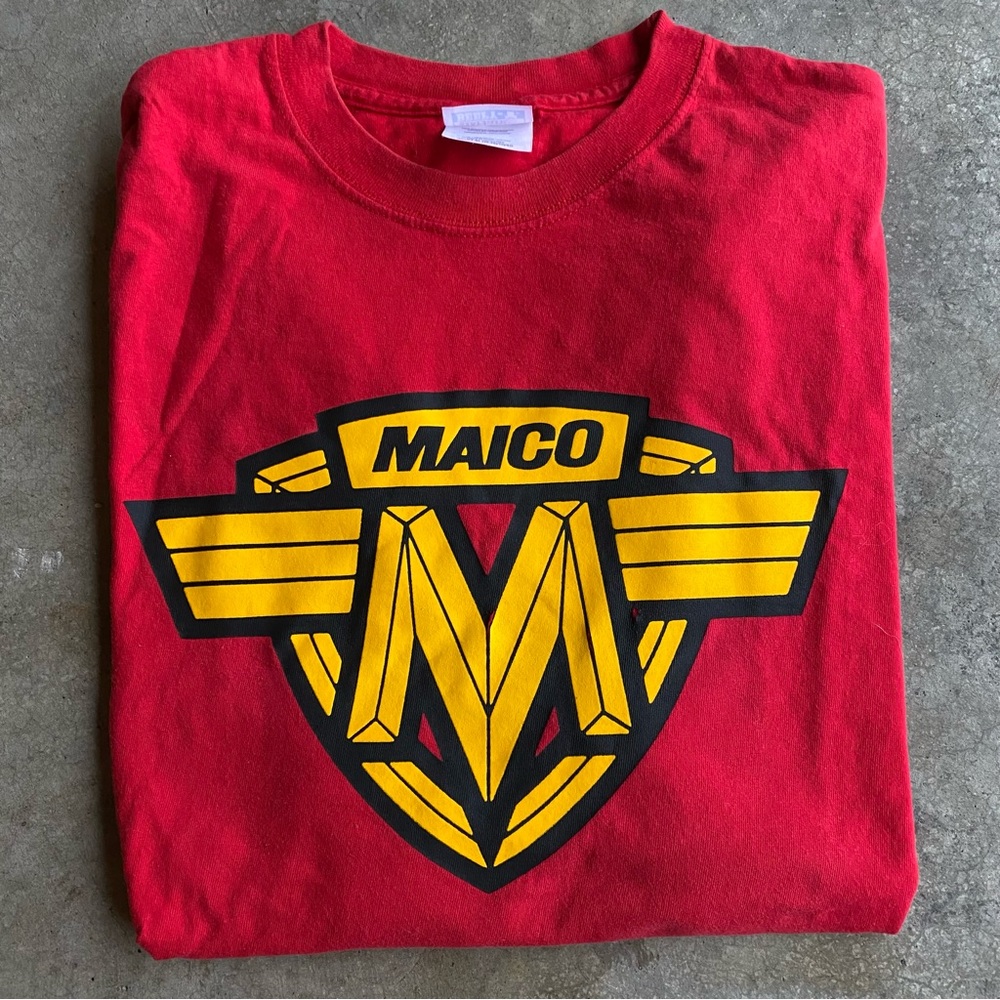 Vintage Y2K Maico Motorcycles Tee Shirt Size XL